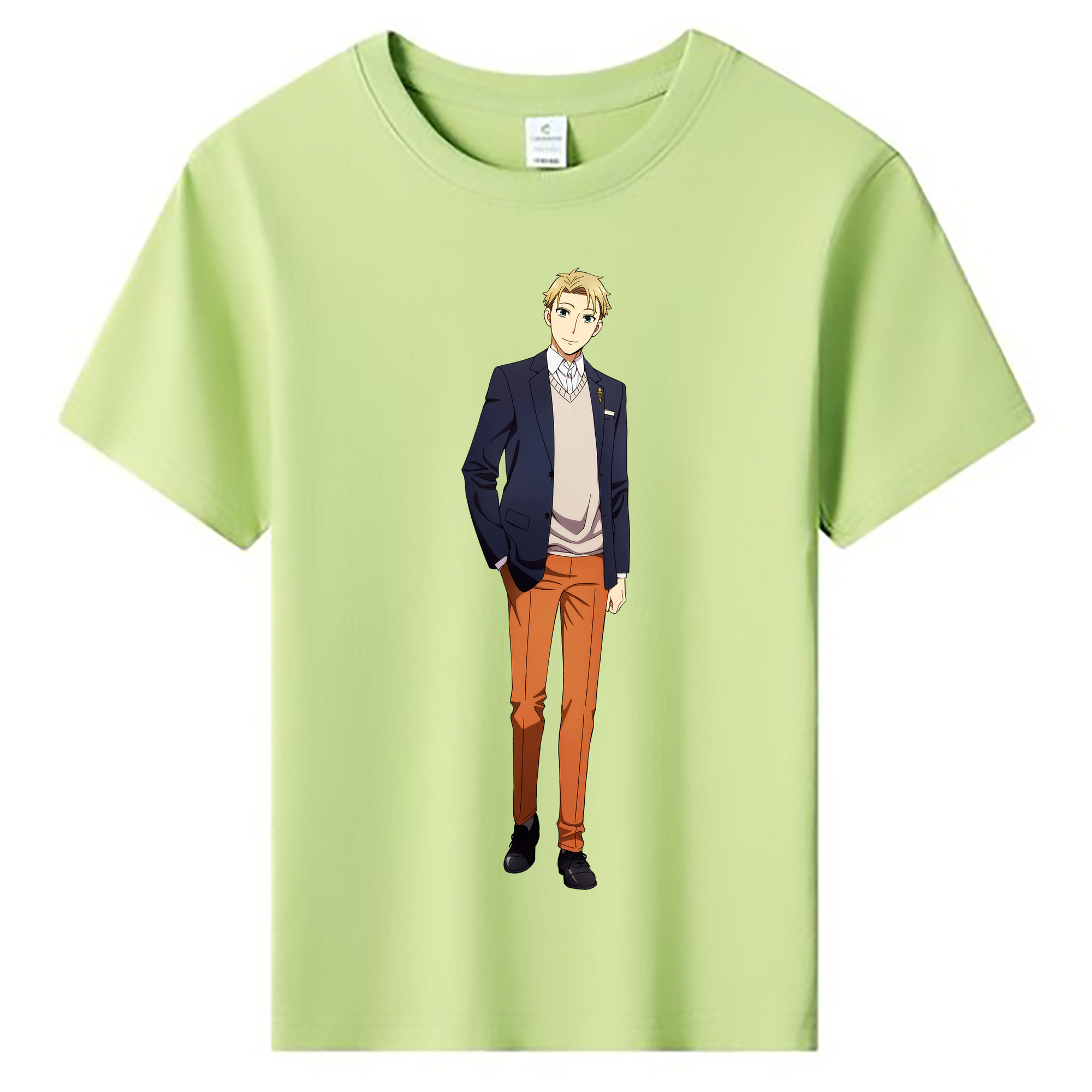 （画像用） SPY×FAMILY间谍家家酒 綿100％キッズTシャツ（フロントプリント）